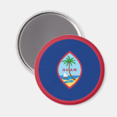 Aimant Drapeau de Guam (Recto/Verso)