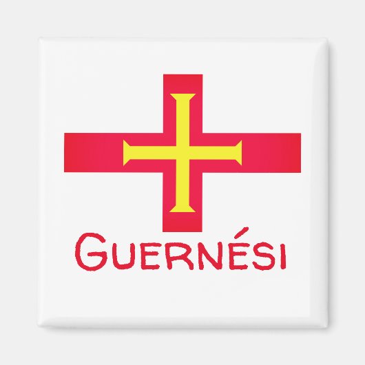 Aimant Drapeau de Guernési (Devant)