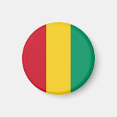 Aimant Drapeau de Guinée (Devant)