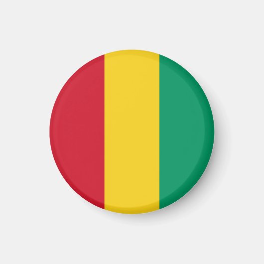 Aimant Drapeau de Guinée (Devant)