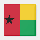 Aimant Drapeau de Guinée-Bissau (Devant)