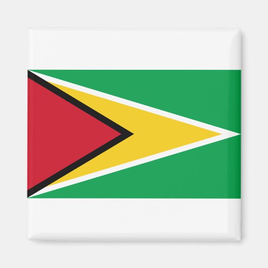 Aimant Drapeau de Guyana (Devant)