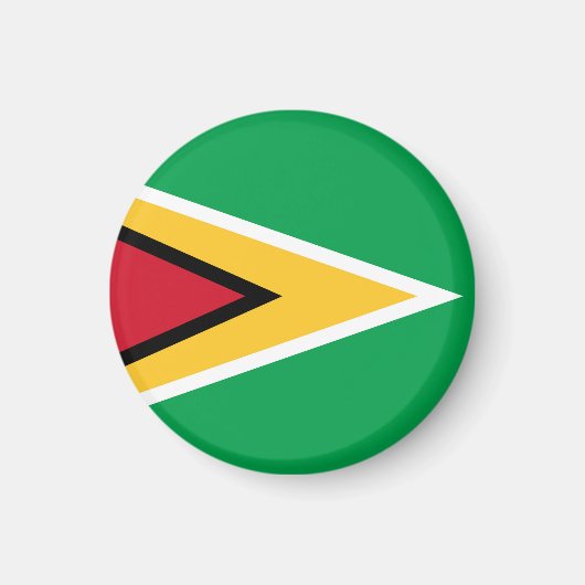 Aimant Drapeau de Guyana (Devant)