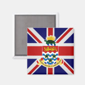 Aimant Drapeau de haute qualité des îles Caïmans (Recto/Verso)