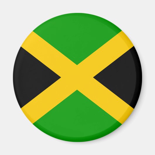 Aimant Drapeau de haute qualité Jamaïque (Devant)
