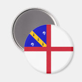 Aimant Drapeau de Herm (Recto/Verso)