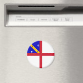 Aimant Drapeau de Herm (In Situ (Lave-vaisselle))