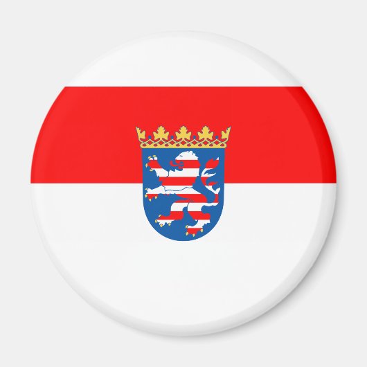 Aimant Drapeau de Hesse (Devant)
