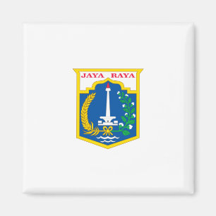 Aimant Drapeau de Jakarta (capitale indonésienne)