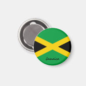 Aimant Drapeau de Jamaïque et Amérique - fans de voyages/ (Recto/Verso)