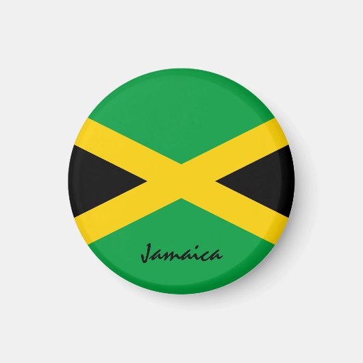 Aimant Drapeau de Jamaïque et Amérique - fans de voyages/ (Devant)