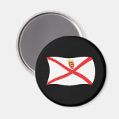 Aimant Drapeau de Jersey (Recto/Verso)