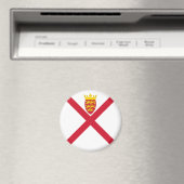 Aimant Drapeau de Jersey (In Situ (Lave-vaisselle))