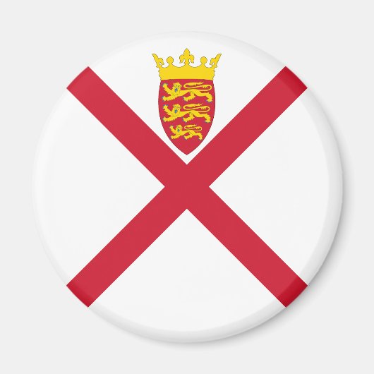 Aimant Drapeau de Jersey (Devant)