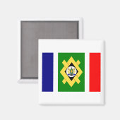 Aimant Drapeau de Johannesburg (Recto/Verso)