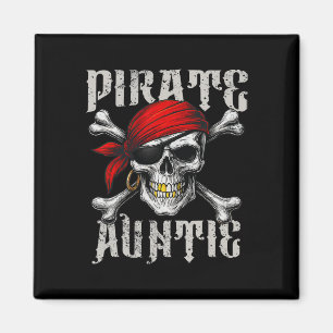 Aimant Drapeau De Jolly roger Pirate Tante Et Crossbone D