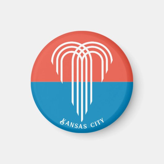 Aimant Drapeau de Kansas City (2023), Missouri (Devant)