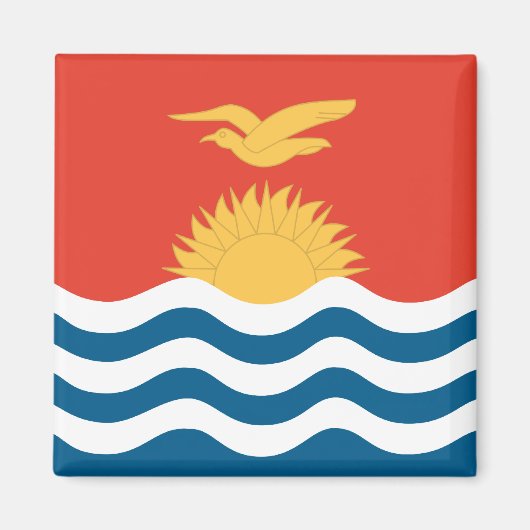 Aimant Drapeau de Kiribati (Devant)