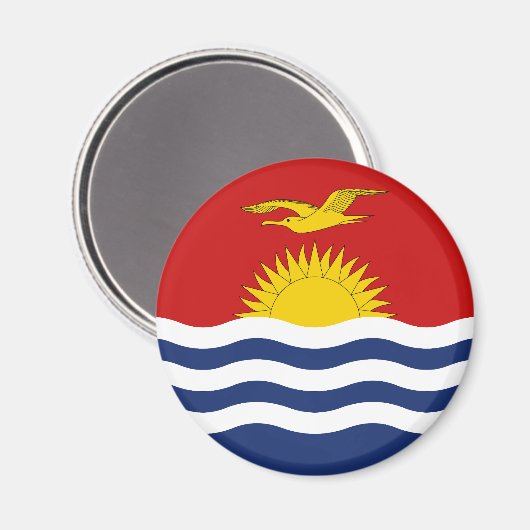 Aimant Drapeau de Kiribati (Recto/Verso)