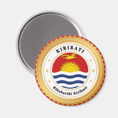 Aimant Drapeau de Kiribati (Recto/Verso)