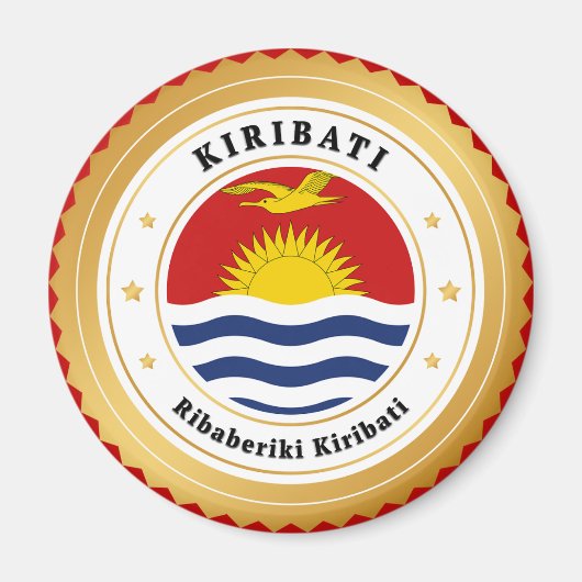 Aimant Drapeau de Kiribati (Devant)