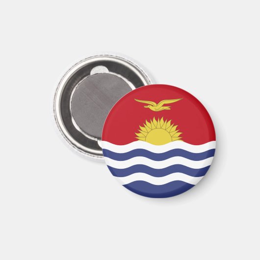 Aimant Drapeau de Kiribati (Recto/Verso)