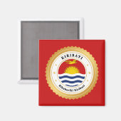 Aimant Drapeau de Kiribati (Recto/Verso)
