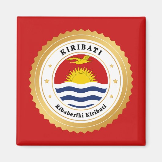 Aimant Drapeau de Kiribati (Devant)