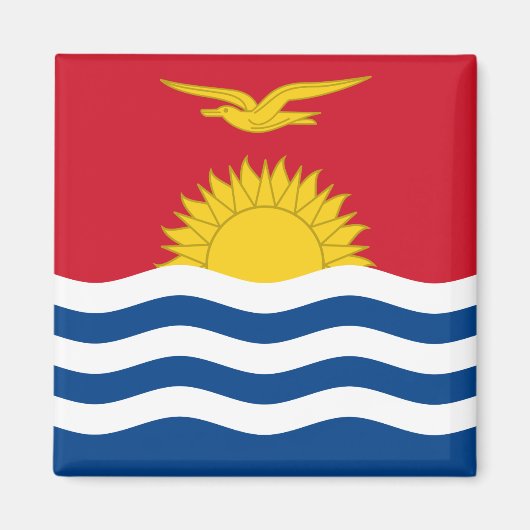Aimant Drapeau de Kiribati (Devant)