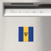 Aimant Drapeau de la Barbade (Bajan) (In Situ (Lave-vaisselle))