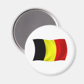 Aimant Drapeau de la Belgique (Recto/Verso)