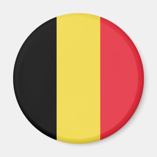 Aimant Drapeau de la Belgique (Devant)