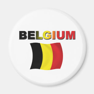 Aimant Drapeau de la Belgique