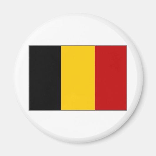 Aimant Drapeau de la Belgique (Devant)