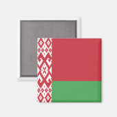 Aimant Drapeau de la Biélorussie (Recto/Verso)