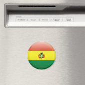 Aimant Drapeau de la Bolivie (In Situ (Lave-vaisselle))
