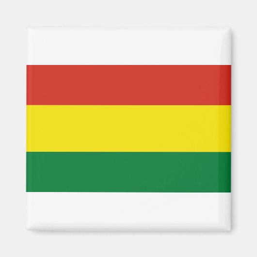 Aimant Drapeau de la Bolivie (Devant)