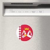 Aimant Drapeau de la Carélie du Nord (In Situ (Lave-vaisselle))
