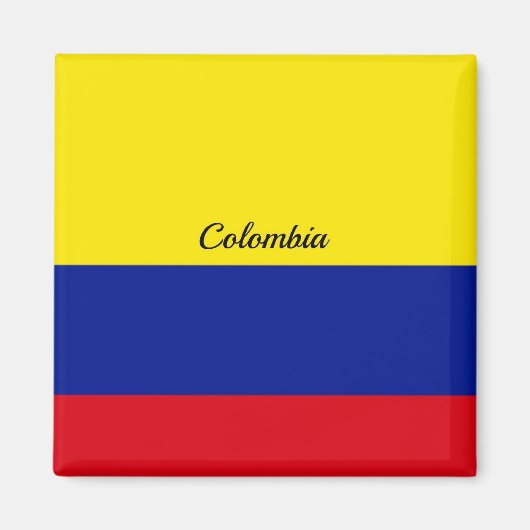 Aimant Drapeau de la Colombie (Devant)