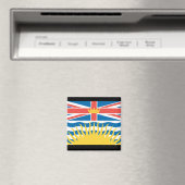 AIMANT DRAPEAU DE LA COLOMBIE-BRITANNIQUE (In Situ (Lave-vaisselle))