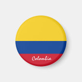 Aimant Drapeau de la Colombie et Amérique du Sud - Amateu (Devant)