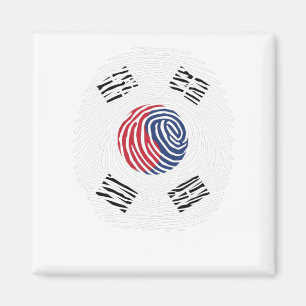 Aimant Drapeau de la Corée du Sud