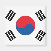 Aimant Drapeau de la Corée du Sud (Devant)