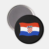 Aimant Drapeau de la Croatie (Recto/Verso)