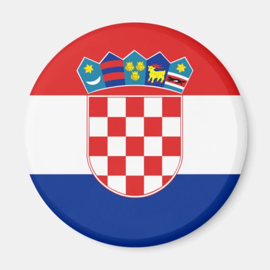 Aimant Drapeau de la Croatie (Devant)