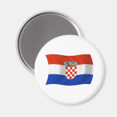 Aimant Drapeau de la Croatie (Recto/Verso)