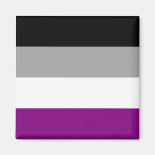 Aimant Drapeau de la fierté asexuelle