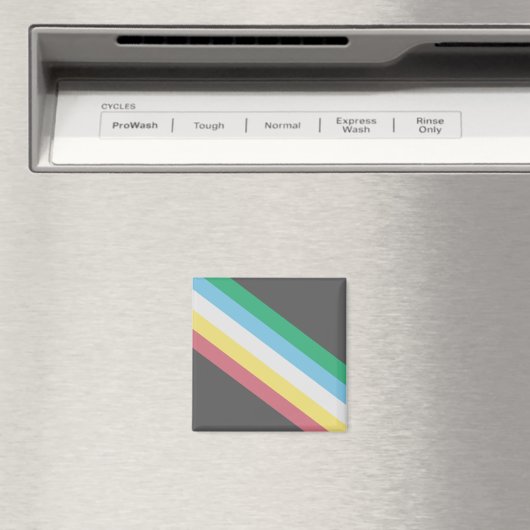 Aimant Drapeau de la Fierté d'invalidité (In Situ (Lave-vaisselle))