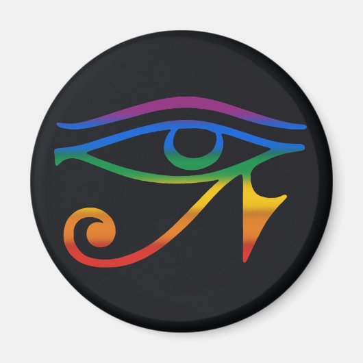 Aimant Drapeau de la fierté gay goth (Devant)