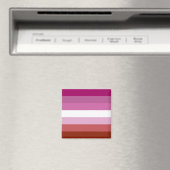 Aimant Drapeau de la fierté lesbienne (In Situ (Lave-vaisselle))